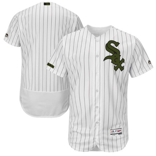 Chicago White Sox White Mlb Personalized Throwback Jersey