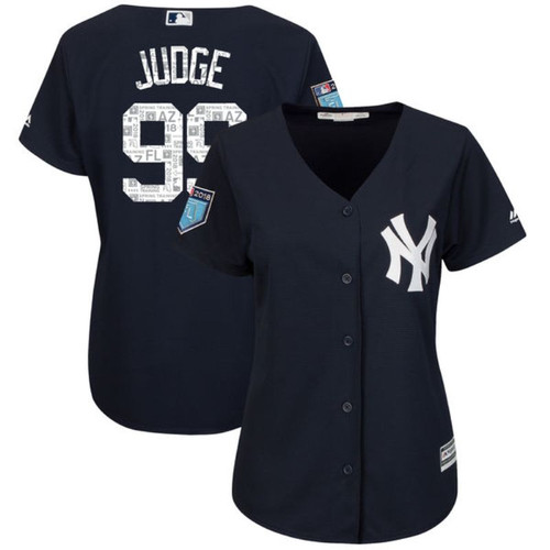 Aaron Judge New York Yankees #99 Mlb 2018 Spring Edition Black Woman Jersey