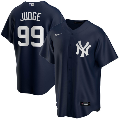 Nike Replica Aaron Judge Navy New York Yankees Alternate 2020 Replica Player Jersey