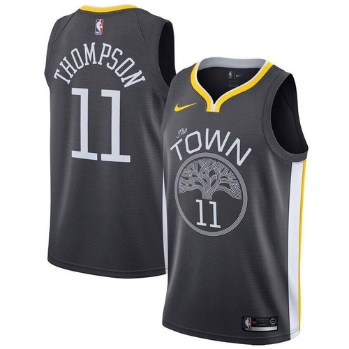 Klay Thompson Golden State Warriors Jersey Statement Edition Black 2019