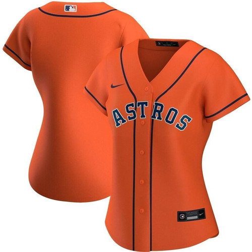Houston Astros Woalternate 2021 Replica Team Orange 3D Jersey