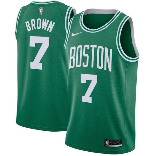 Jaylen Brown Boston Celtics Jersey Green Icon Edition 2019