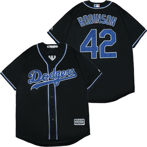 Los Angeles Dodgers Jackie Robinson 42 2021 Mlb Black Jersey
