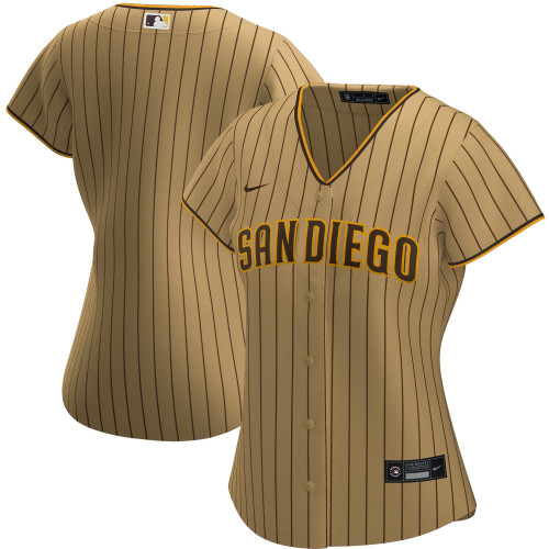 Women'S Nike Replica Tan San Diego Padres Alternate Replica Team Jersey