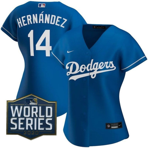 Los Angeles Dodgers Enrique Hernandez 14 2021 Mlb Blue Womens Jersey Jersey
