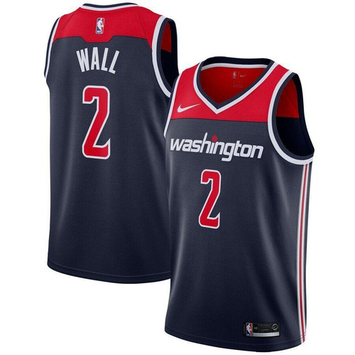 John Wall Washington Wizards Jersey Statement Edition Navy 2019