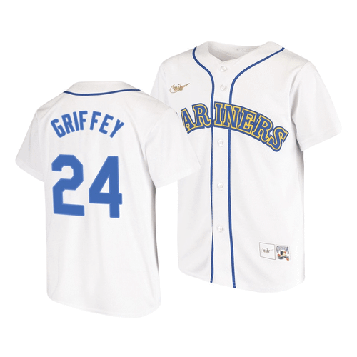 Cooperstown Collection Mariners Ken Griffey Jr. #24 Home 2020 Jersey White