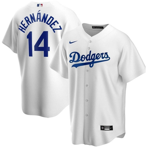 Enrique Hernandez Los Angeles Dodgers Home 2021 Replica Player White 3D Jersey