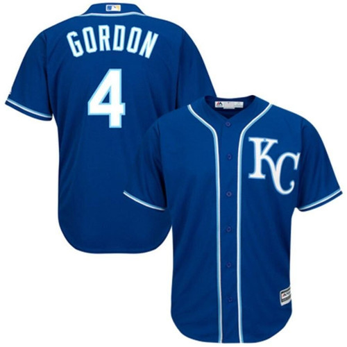 Alex Gordon Kansas City Royals Majestic Cool Base Player Royal 3D Jersey