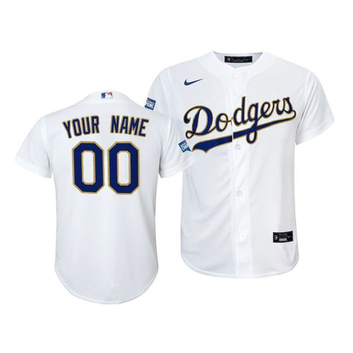 Los Angeles Dodgers Custom #00 2021 Gold Program Jersey