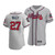 Atlanta Braves Austin Riley #27 2021 Mlb All-Star Game Patch Road Jersey Gray