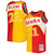 Dominique Wilkins Atlanta Hawks Mitchell & Ness Hardwood Classics 1986-87 Split Swingman Jersey - Yellow/Red