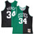 Paul Pierce Boston Celtics Mitchell & Ness Hardwood Classics 2007-08 Split Swingman Jersey - Black/Kelly Green
