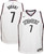 Nike Replica Replica Replica  Brooklyn Nets Kevin Durant #7 White Dri-Fit Swingman Jersey