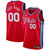 Philadelphia 76Ers Jordan Brand Swingman Custom Jersey - Statement Edition - Red