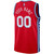 Philadelphia 76Ers Jordan Brand Swingman Custom Jersey - Statement Edition - Red