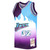 Karl Malone Utah Jazz Mitchell & Ness Hardwood Classics 1996-97 Split Swingman Jersey - Purple/Turquoise