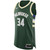Giannis Antetokounmpo Milwaukee Bucks Nike Replica Replica Replica 2020/21  Jersey - Icon Edition - Hunter Green