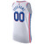 Philadelphia 76ers Nike Replica Replica Replica 2021/22 Diamond Swingman Custom Jersey - Association Edition - White