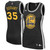 Women'S Kevin Durant Golden State Warriors #35  Black Jersey