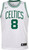 Nike Youth Boston Celtics Kemba Walker #8 White Dri-Fit Swingman Jersey