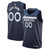 Minnesota Timberwolves Nike Replica Replica Replica Swingman Custom Jersey Navy - Icon Edition