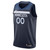 Minnesota Timberwolves Nike Replica Replica Replica Swingman Custom Jersey Navy - Icon Edition