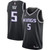 De'Aaron Fox Sacramento Kings Jordan Brand Logo 2020/21 Swingman Jersey - Statement Edition - Black
