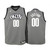 Custom Brooklyn Nets  Gray Statet Jersey Jumpman