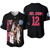Philadelphia 76ers Joel Embiid 12 Legendary Player NBA Basketball Team Black 3D Designed Allover Gift For 76ers Fans Baseball Jersey