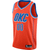 Oklahoma City Thunder Nike 2019/20 Custom Swingman Jersey Orange - Statement Edition