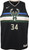 Nike Replica Replica Replica  Milwaukee Bucks Giannis Antetokounmpo #34 Black Dri-Fit Statement Swingman Jersey