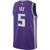 De'Aaron Fox Sacramento Kings Nike Replica Replica Replica 2021/22 Diamond Swingman Jersey - Icon Edition - Purple