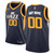 Utah Jazz Custom Jersey Navy Icon Edition 2019