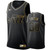 Men'S Utah Jazz Custom Black #00 Golden Edition Swingman Jersey