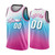Miami Heat 2020 NBA City Edition Personalized Name white&blue&pink Jersey Custom Jersey