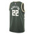 Khris Middleton Milwaukee Bucks Nike Replica Replica Replica  2021/22 Swingman Jersey - Icon Edition - Hunter Green
