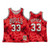 Scottie Pippen #33 Chicago Bulls Galaxy Jersey Red