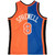 Latrell Sprewell New York Knicks Mitchell & Ness Hardwood Classics 1998-99 Split Swingman Jersey - Blue/Orange