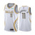 Tim Hardaway Jr. Dallas Mavericks White City Edition Gold Silver Logo 2020-21 Jersey