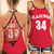 Houston Rockets Hakeem Olajuwon 34 NBA Basketball Hardwood Classics Jersey Red 2019 Jersey Style Gift For Rockets Fans Net Backless Tanktop