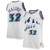 Karl Malone Utah Jazz Hardwood Classics White Jersey gift for Utah Jazz fans