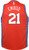 Nike Youth Philadelphia 76Ers Joel Embiid #21 Red Dri-Fit Statement Swingman Jersey