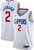 Nike Men'S Los Angeles Clippers Kawhi Leonard #2 White Dri-Fit Swingman Jersey