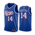 Men'S Sacrato Kings Oscar Robertson #14 Blue Throwback Jersey