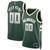 Milwaukee Bucks Nike Replica Replica Replica 2021/22 Diamond Swingman Custom Jersey - Icon Edition - Hunter Green