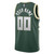 Milwaukee Bucks Nike Replica Replica Replica 2021/22 Diamond Swingman Custom Jersey - Icon Edition - Hunter Green