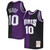 Mike Bibby Sacramento Kings Mitchell & Ness Hardwood Classics 2001-02 Split Swingman Jersey - Purple/Black
