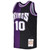 Mike Bibby Sacramento Kings Mitchell & Ness Hardwood Classics 2001-02 Split Swingman Jersey - Purple/Black