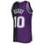 Mike Bibby Sacramento Kings Mitchell & Ness Hardwood Classics 2001-02 Split Swingman Jersey - Purple/Black